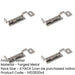 PACK High-Quality 102mm Pewter Necked Bolts Security Door Bolt Lock-1