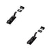 PACK Durable 102mm Black Shepherds Crook Necked Bolts Secure Doors Door Bolt Lock (1)