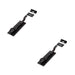 PACK Durable Shepherds Crook Necked Bolts 152mm Black Secure Door Hardware Door Bolt Lock (1)