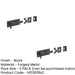 PACK High-Quality 102mm Black Straight Bolts Enhanced Door Security Door Bolt Lock (1)-1