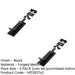 PACK Durable 152mm Black Straight Bolts Enhanced Security Door Bolt Lock (1)-1