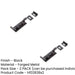 PACK High-Quality 102mm Black Necked Bolts Enhanced Security Door Bolt Lock (1)-1