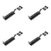 PACK High-Quality 152mm Black Necked Bolts Enhanced Security Door Bolt Lock