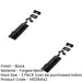 PACK Durable Shepherds Crook Straight Bolts 152mm Black Enhanced Door Security Door Bolt Lock (1)-1