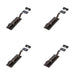 PACK Durable Shepherds Crook Necked Bolts 152mm Beeswax Finish Security Door Bolt Lock