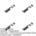 PACK High-Quality 102mm Necked Bolts Beeswax Finish Enhanced Security Door Bolt Lock-1