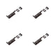 PACK High-Quality 102mm Necked Bolts Beeswax Finish Enhanced Security Door Bolt Lock