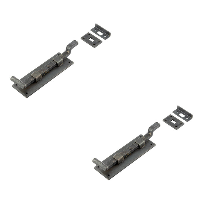 PACK Premium 152mm Beeswax Necked Bolts Enhanced Security Door Bolt Lock (1)