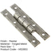 Premium H-Hinge 35x90mm Elegant Pewter Finish Traditional Gate Door Door Hinges-1