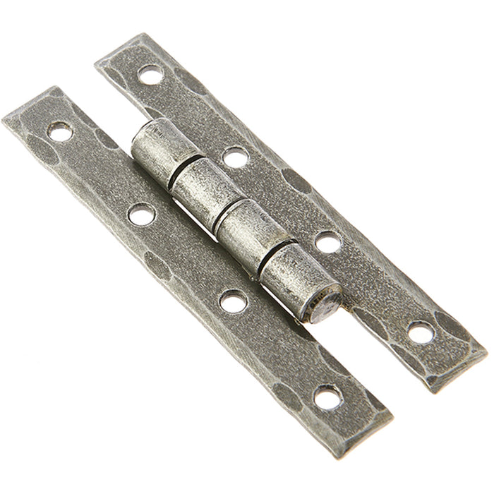 Premium H-Hinge 35x90mm Elegant Pewter Finish Traditional Gate Door Door Hinges