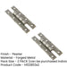 PACK Premium H-Hinge 35x90mm Elegant Pewter Finish Traditional Gate Door Door Hinges (1)-1