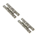 PACK Premium H-Hinge 35x90mm Elegant Pewter Finish Traditional Gate Door Door Hinges (1)