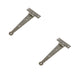 PACK Premium Quality Hinge 135x65mm Elegant Pewter Finish Traditional Gate Door Door Hinges (1)