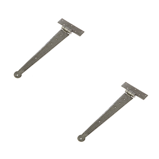 PACK Premium 300x110mm Pewter Hinge Doors Cabinets Traditional Gate Door Door Hinges (1)