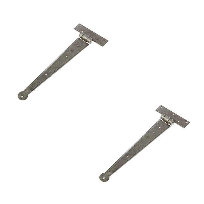 PACK Premium 300x110mm Pewter Hinge Doors Cabinets Traditional Gate Door Door Hinges (1)