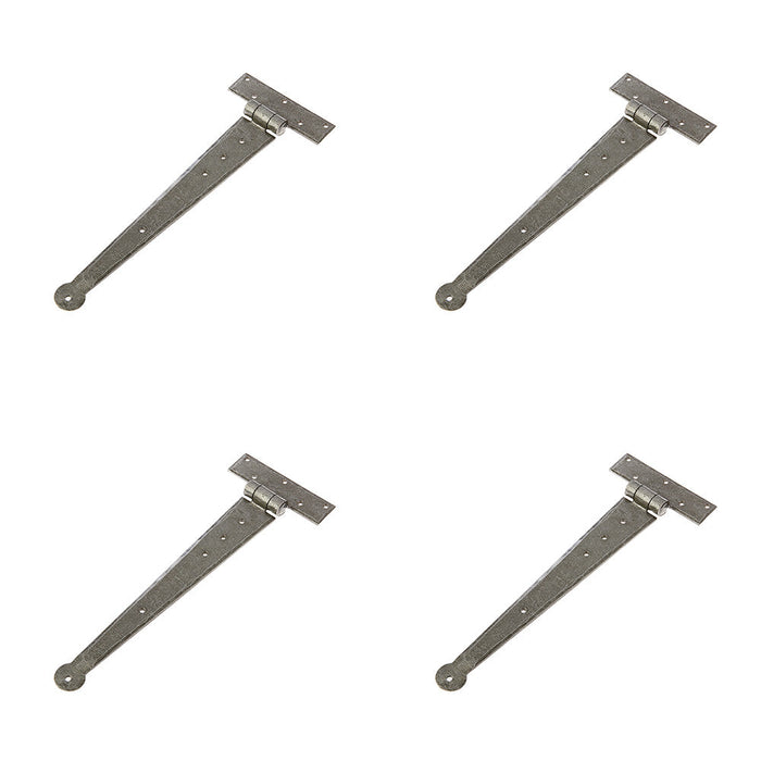 PACK Premium 300x110mm Pewter Hinge Doors Cabinets Traditional Gate Door Door Hinges