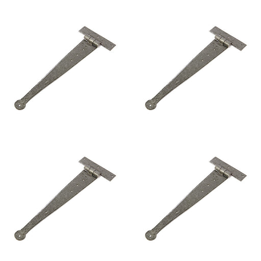 PACK Durable 370x132mm Pewter Hinge Doors Cabinets Traditional Gate Door Door Hinges