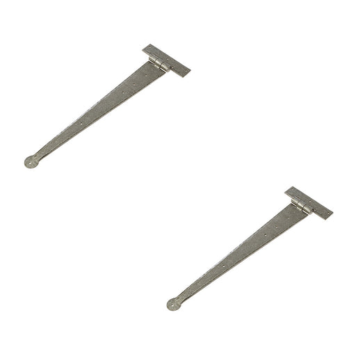 PACK Premium Pewter Hinge 445x132mm Doors Cabinets Traditional Gate Door Door Hinges (1)