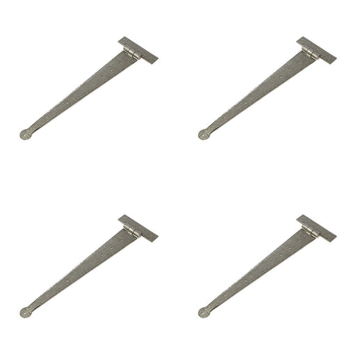 PACK Premium Pewter Hinge 445x132mm Doors Cabinets Traditional Gate Door Door Hinges