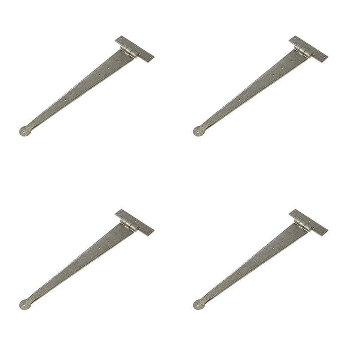 PACK Premium Pewter Hinge 445x132mm Doors Cabinets Traditional Gate Door Door Hinges