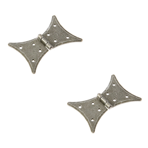 PACK Premium 64x50mm Pewter Butterfly Hinge Cabinets Furniture Traditional Gate Door Door Hinges (1)