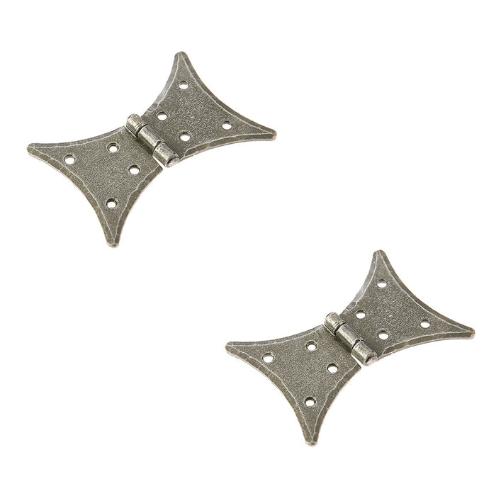 PACK Premium 64x50mm Pewter Butterfly Hinge Cabinets Furniture Traditional Gate Door Door Hinges (1)