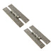 PACK Durable H-Hinge 66x155mm Elegant Pewter Finish Traditional Gate Door Door Hinges (1)