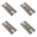 PACK Durable H-Hinge 66x155mm Elegant Pewter Finish Traditional Gate Door Door Hinges