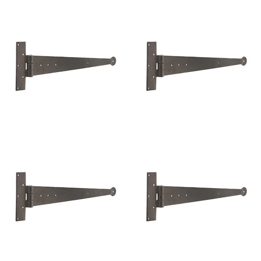 PACK Premium Black Hinge 370x132mm Durable Doors Traditional Gate Door Door Hinges