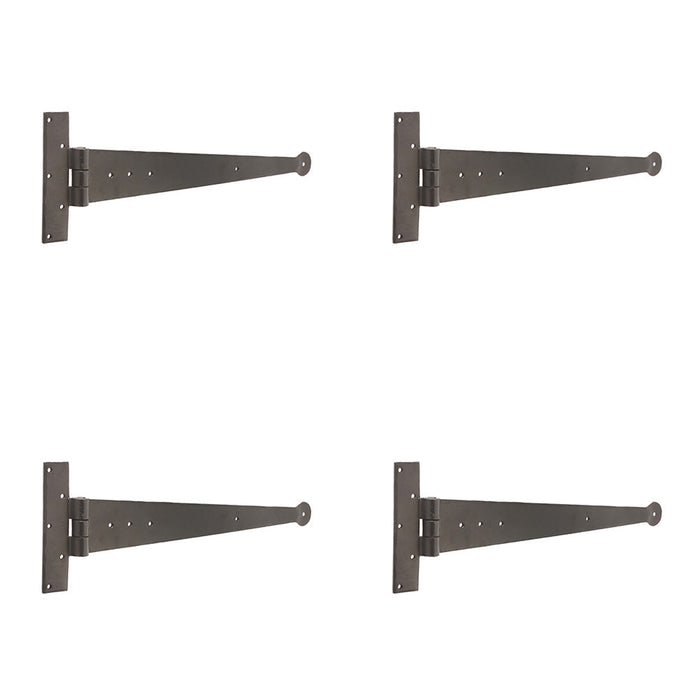 PACK Premium Black Hinge 370x132mm Durable Doors Traditional Gate Door Door Hinges