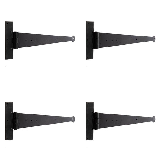 PACK Premium Hinge 445x132mm Sleek Black Design Doors Gates Traditional Gate Door Door Hinges