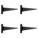 PACK Premium Hinge 445x132mm Sleek Black Design Doors Gates Traditional Gate Door Door Hinges