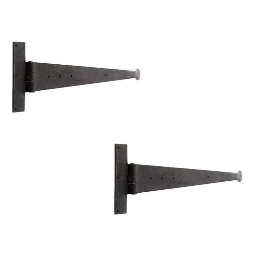 PACK High-Quality Hinge 445x132mm Beeswax Finish Durable Construction Traditional Gate Door Door Hinges (1)