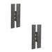 PACK Premium H-Hinge 66x155mm Beeswax Finish Durability Style Traditional Gate Door Door Hinges (1)