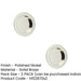 PACK Sleek Circular Flush Pull Polished Nickel Modern Interiors Door Handle (1)-1