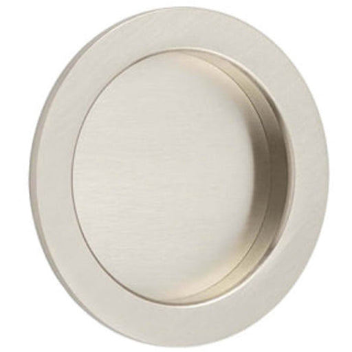 Elegant Satin Nickel Circular Flush Pull Doors Door Handle