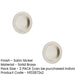 PACK Elegant Satin Nickel Circular Flush Pull Doors Door Handle (1)-1