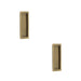 PACK Stylish Rectangular Flush Pull Antique Brass Doors Cabinets Door Handle (1)