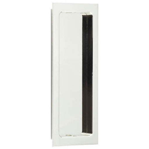 Stylish Rectangular Flush Pull Polished Nickel Doors Door Handle