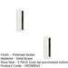 PACK Stylish Rectangular Flush Pull Polished Nickel Doors Door Handle (1)-1