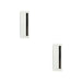 PACK Stylish Rectangular Flush Pull Polished Nickel Doors Door Handle (1)