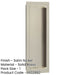 Satin Nickel Rectangular Flush Pull Handle Doors Door Handle-1