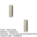 PACK Satin Nickel Rectangular Flush Pull Handle Doors Door Handle (1)-1