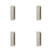 PACK Satin Nickel Rectangular Flush Pull Handle Doors Door Handle