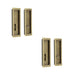 PACK Antique Brass Rectangular Turn Release Privacy Lock Doors Door Handle (1)