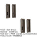 PACK Elegant Rectangular Turn Release Lock Dark Bronze Finish Door Handle (1)-1