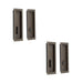 PACK Elegant Rectangular Turn Release Lock Dark Bronze Finish Door Handle (1)