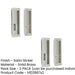 PACK Satin Nickel Rectangular Turn Release Sliding Doors Door Handle (1)-1