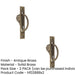 PACK Antique Brass Sliding Door Edge Pull Modern Homes Door Handle (1)-1