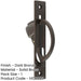 Sleek Dark Bronze Sliding Door Edge Pull Modern Homes Door Handle-1